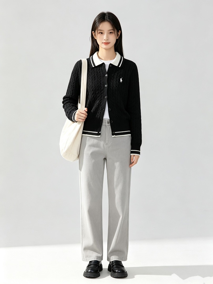 Polo Ralph Lauren Cable-Knit Collared Cardigan · WP86950 — תמונה 27