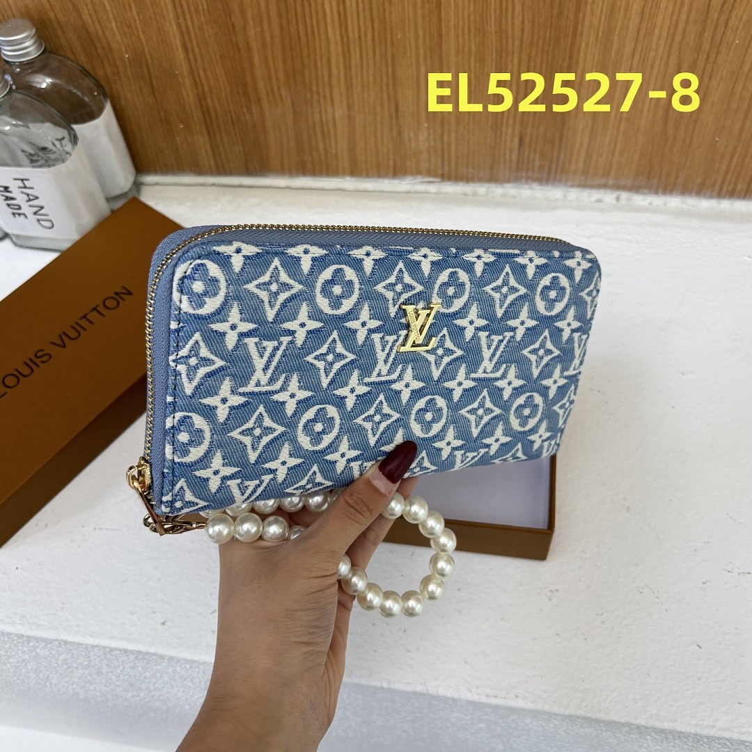 Louis Vuitton Zippy Wallet Monogram Denim · EL52527 — תמונה 4