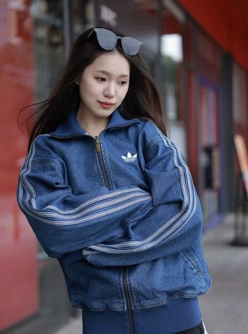 Adidas Firebird Denim Track Top · LA1517 — תמונה 7