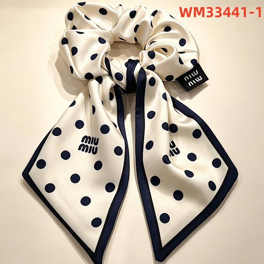 Miu Miu — גומיית שיער וצעיף · WM33441 — תמונה 4