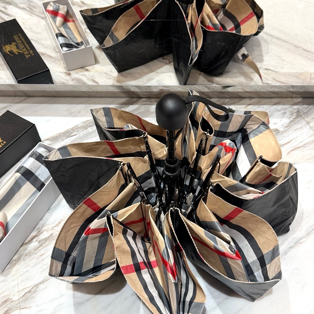 Burberry Check Folding Umbrella · WB22041 — תמונה 12