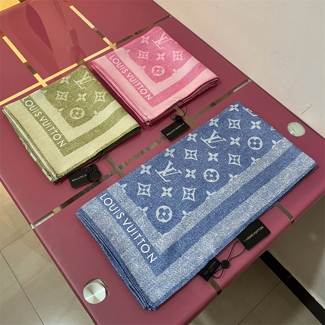 Louis Vuitton LV Denim Stamp Square 90 · SL36905 — תמונה 15