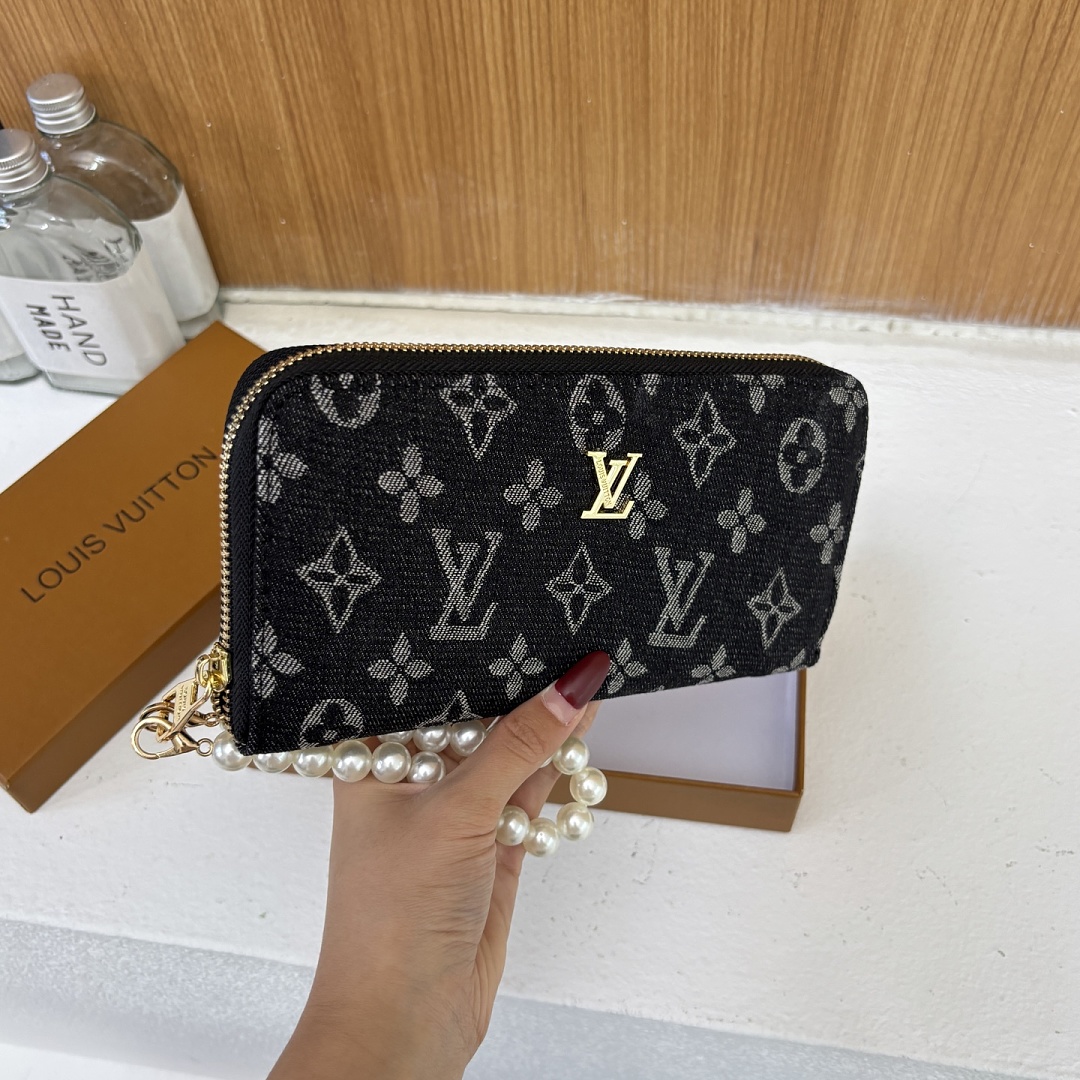 Louis Vuitton Zippy Wallet Monogram Denim · EL52527 — תמונה 28