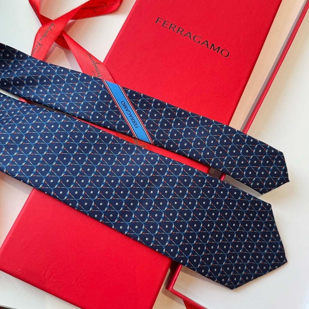 Ferragamo — עניבה · WF38597 — תמונה 15