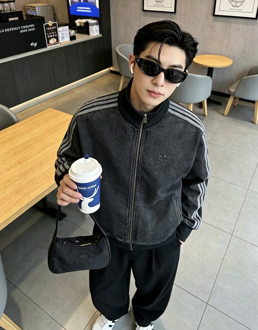 Adidas Firebird Denim Track Top · LA1517 — תמונה 13