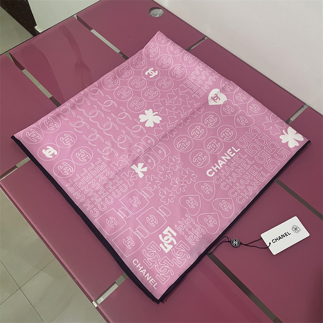 Chanel Silk CC Logo Bandeau Scarf · SC30750 — תמונה 16