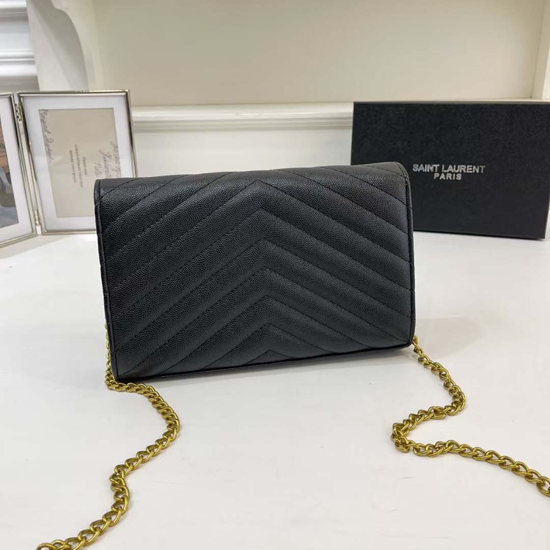 Saint Laurent Cassandre Envelope Chain Wallet · EY3078 — תמונה 11