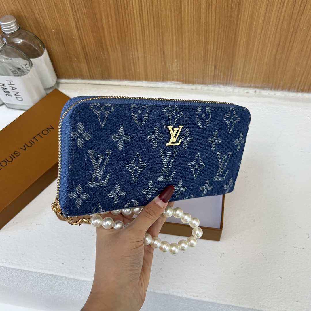 Louis Vuitton Zippy Wallet Monogram Denim · EL52527 — תמונה 26