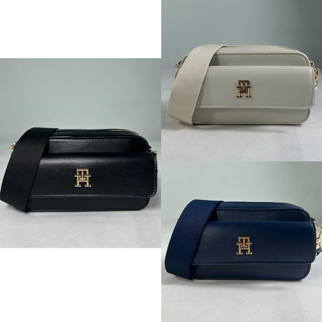Tommy Hilfiger Monogram Pebbled Crossbody Bag · WT35870 — תמונה 10