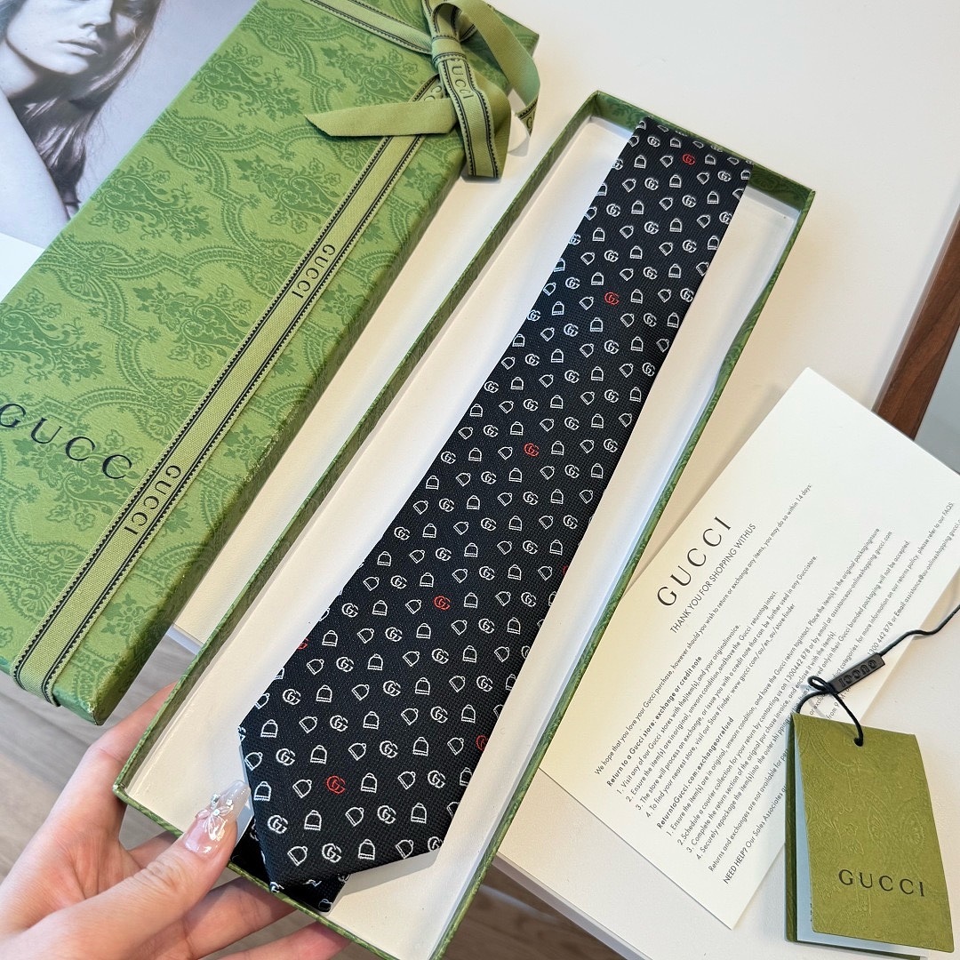 Gucci GG silk jacquard tie · WG68042 — תמונה 9