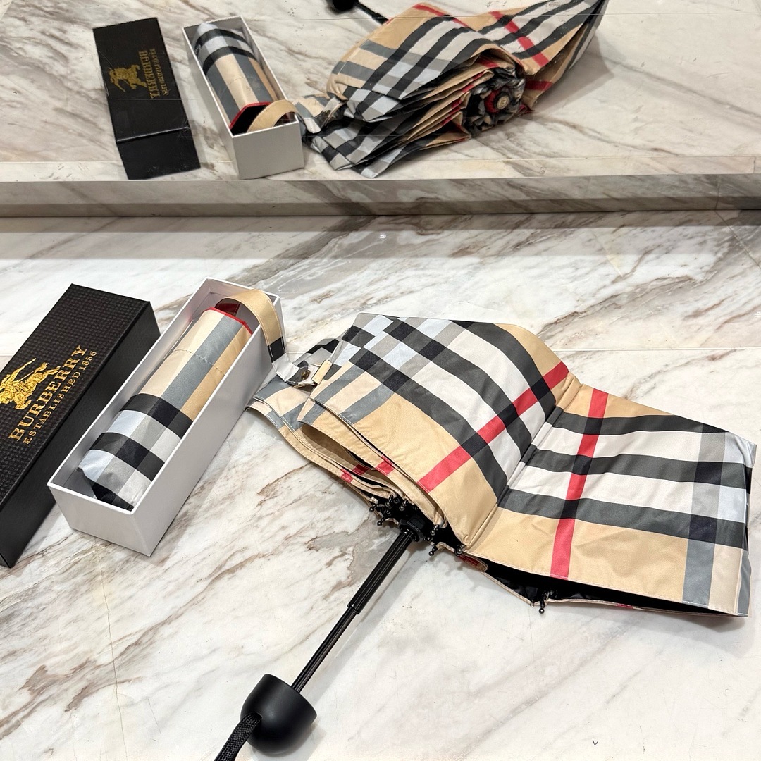 Burberry Check Folding Umbrella · WB22041 — תמונה 7