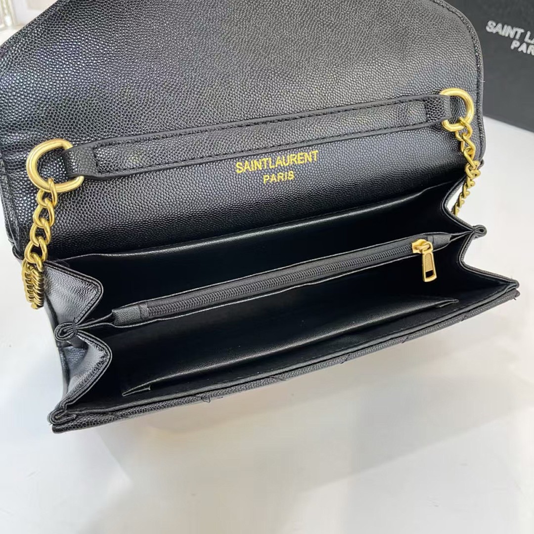 Saint Laurent Cassandre Envelope Chain Wallet · EY3078 — תמונה 14