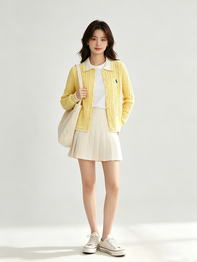 Polo Ralph Lauren Cable-Knit Collared Cardigan · WP86950 — תמונה 22