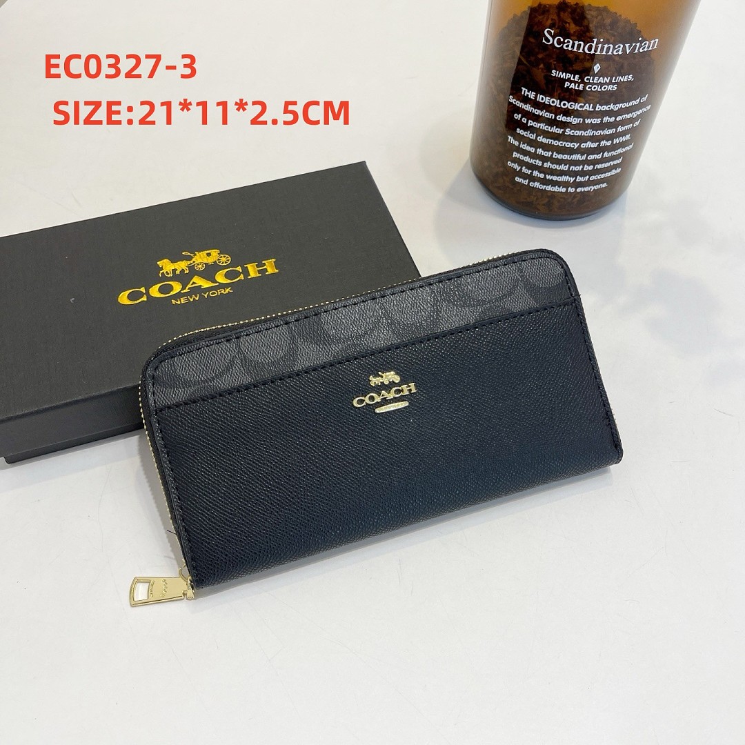 Coach Accordion Zip Wallet · EC0327 — תמונה 2