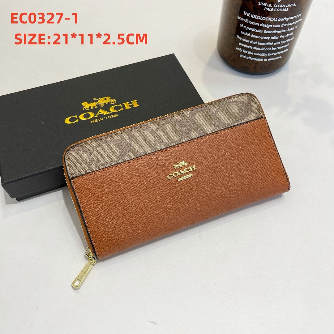 Coach Accordion Zip Wallet · EC0327 — תמונה 4