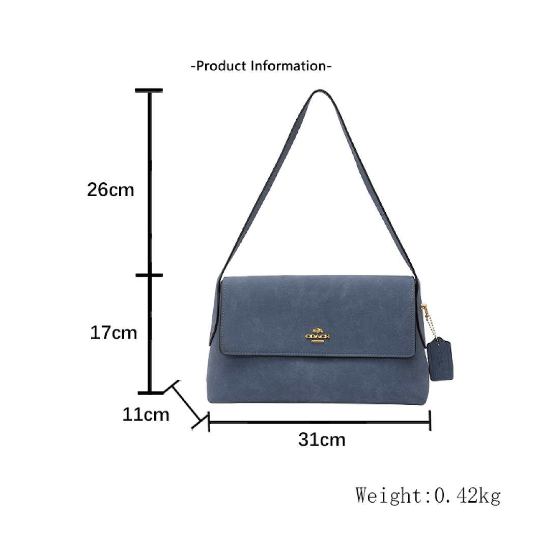 Coach Etta Small Flap Shoulder Bag · EC16638 — תמונה 5