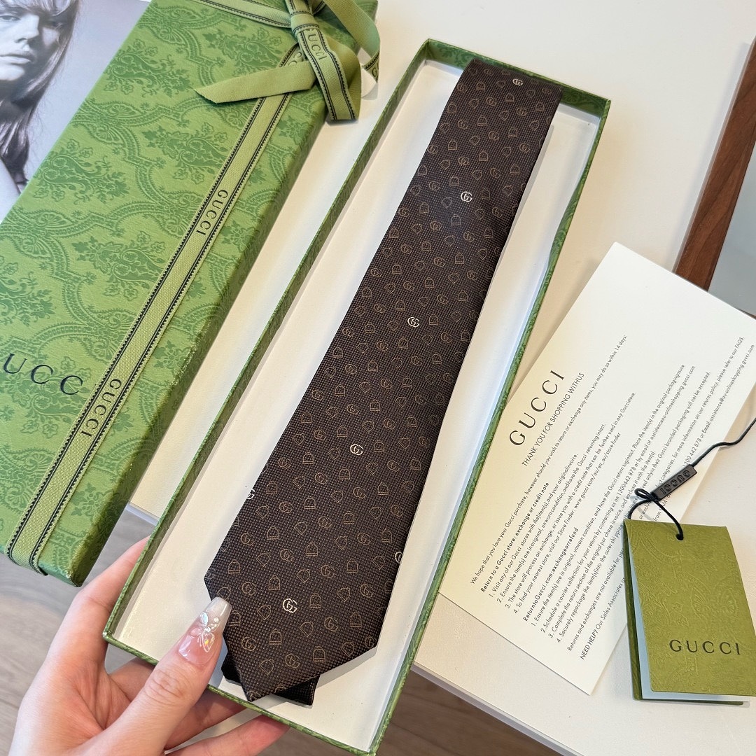 Gucci GG silk jacquard tie · WG68042 — תמונה 13