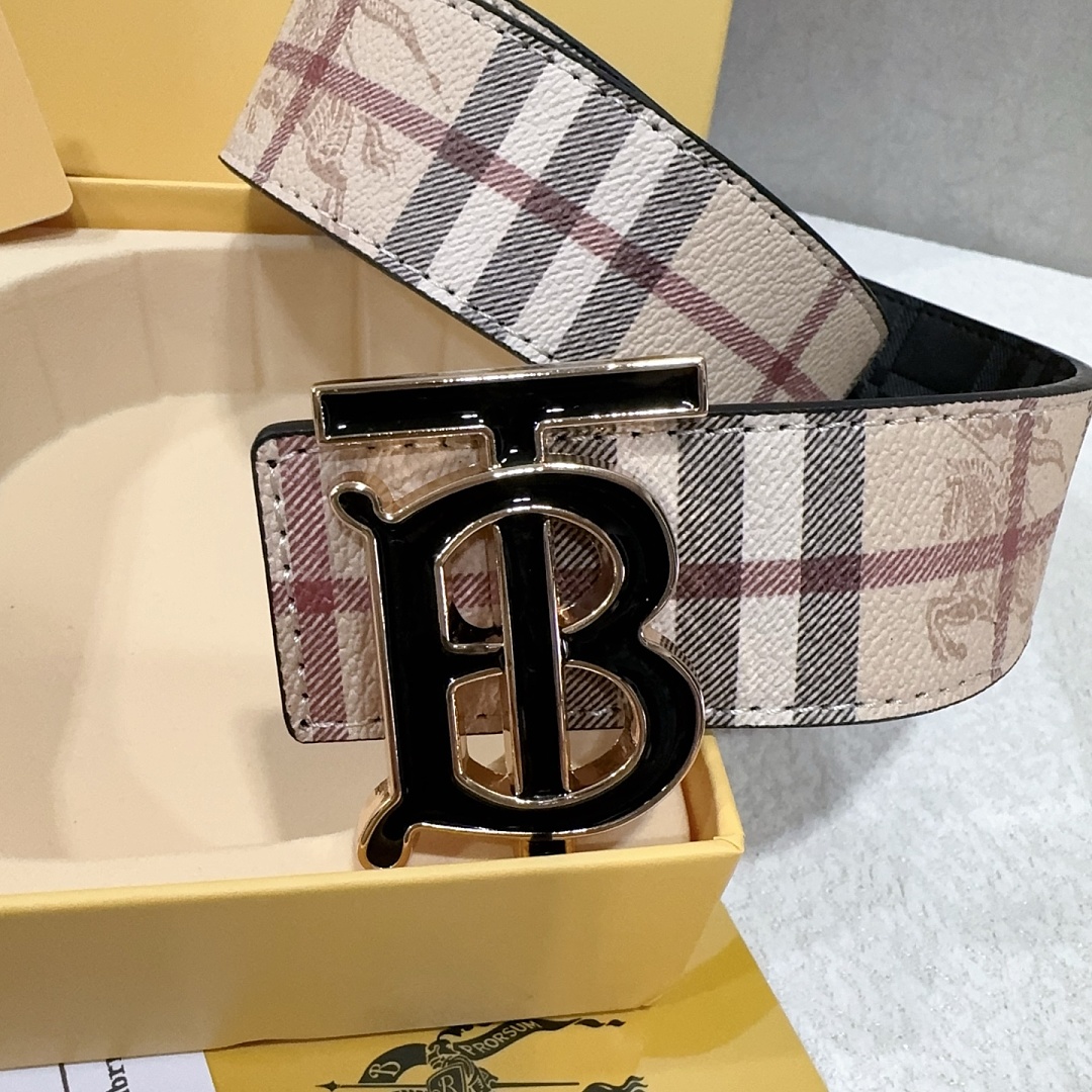 Burberry TB Check Reversible Belt · EB0814 — תמונה 6