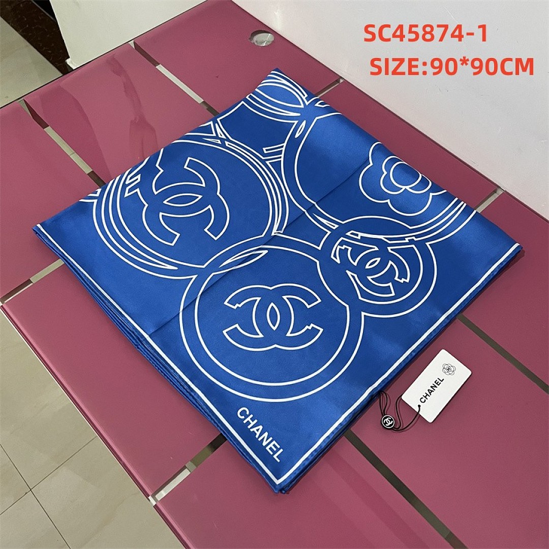Chanel Square scarf Silk twill · SC45874 — תמונה 3