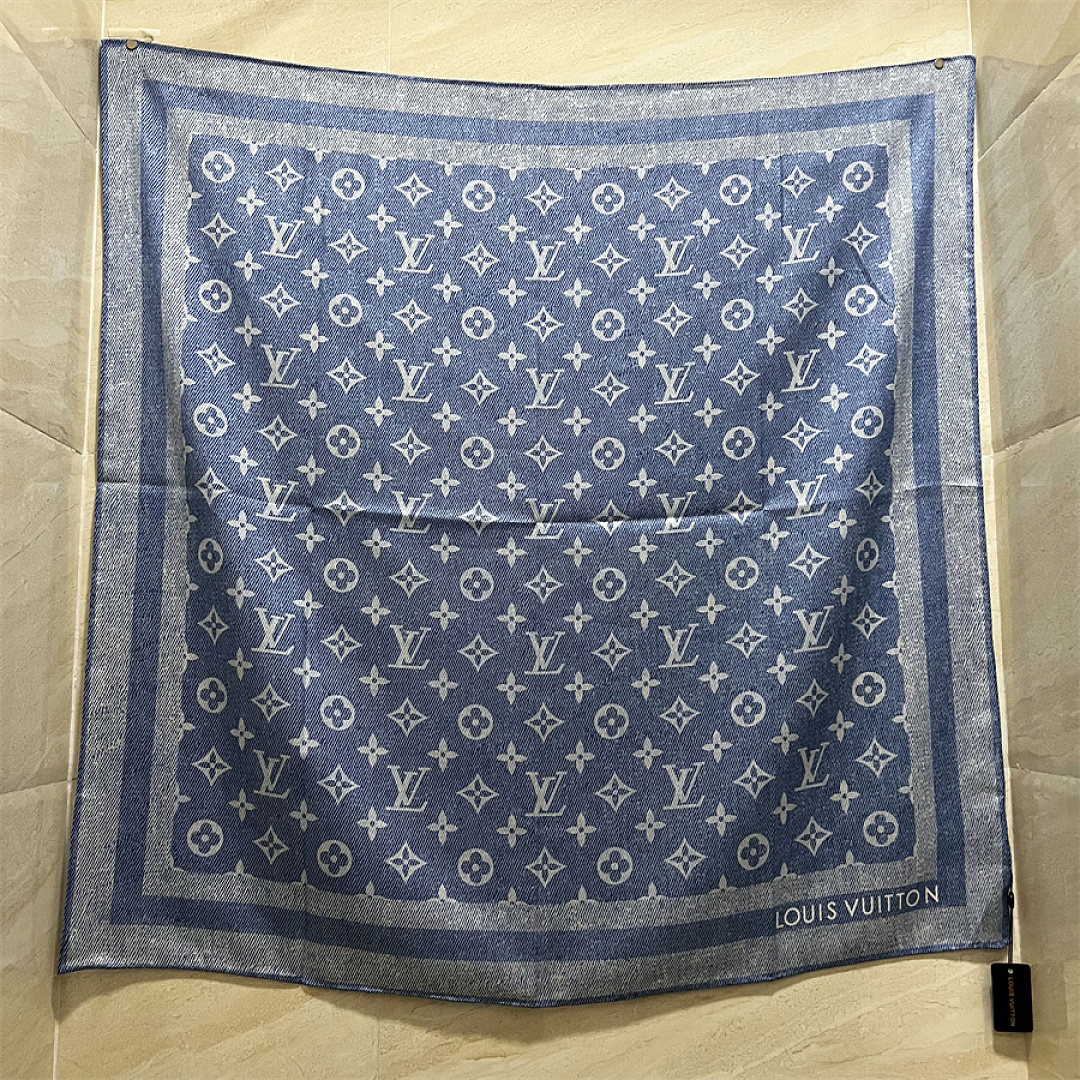 Louis Vuitton LV Denim Stamp Square 90 · SL36905 — תמונה 7