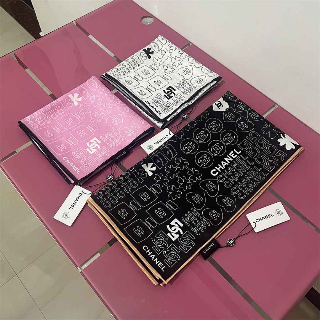 Chanel Silk CC Logo Bandeau Scarf · SC30750 — תמונה 18