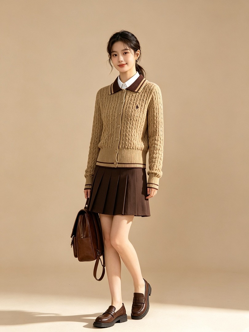 Polo Ralph Lauren Cable-Knit Collared Cardigan · WP86950 — תמונה 21