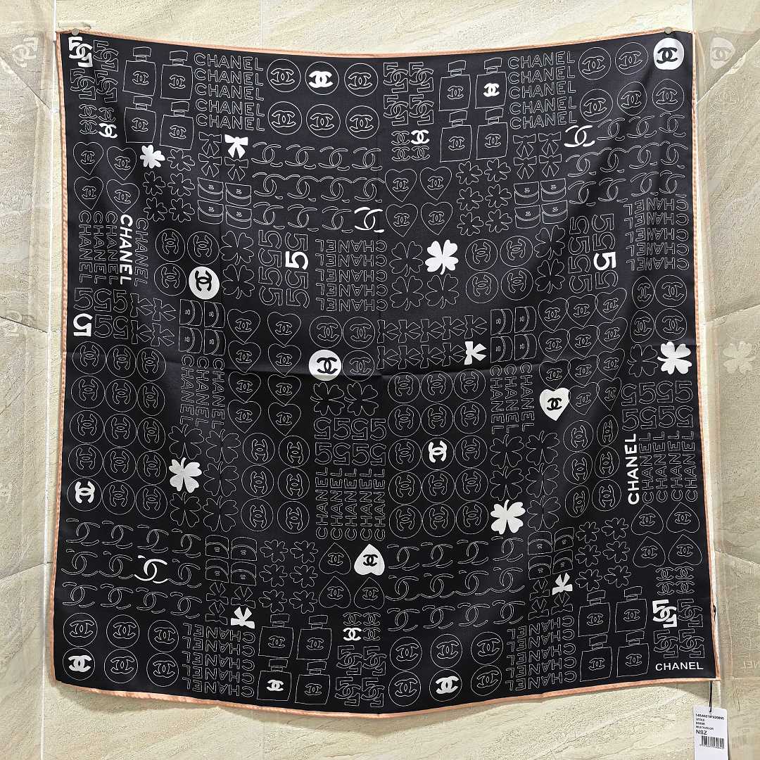 Chanel Silk CC Logo Bandeau Scarf · SC30750 — תמונה 11