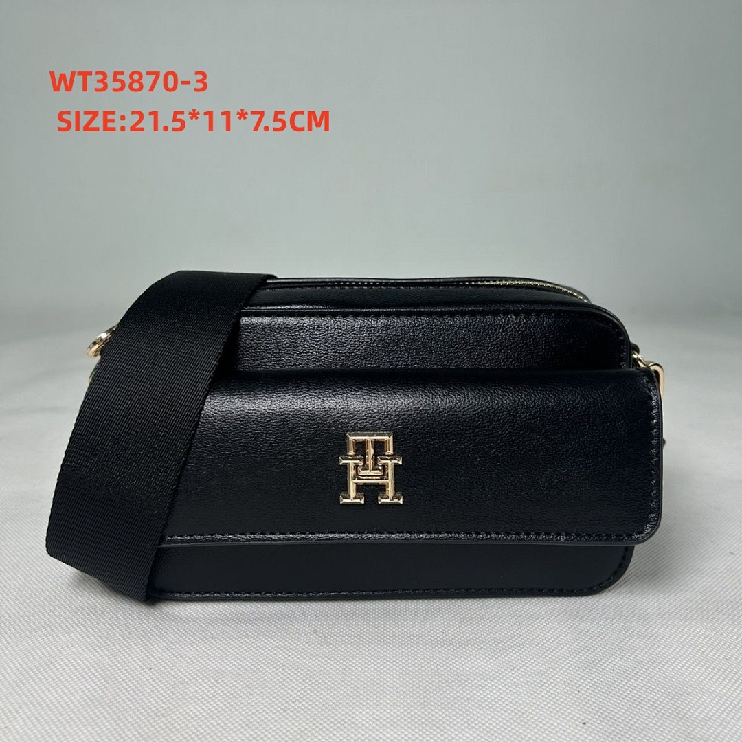 Tommy Hilfiger Monogram Pebbled Crossbody Bag · WT35870 — תמונה 3