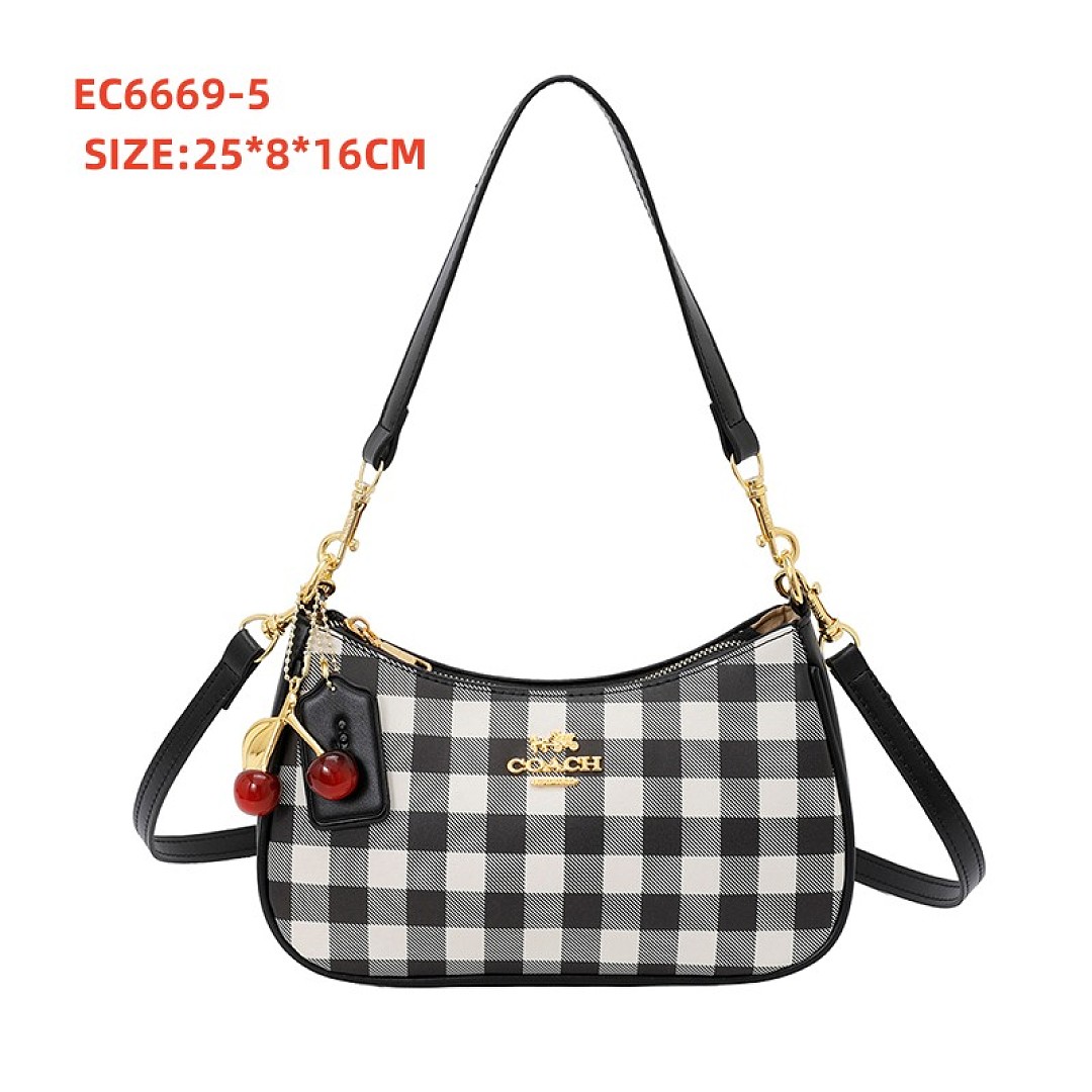 Coach Nolita 19 With Gingham Print · EC6669