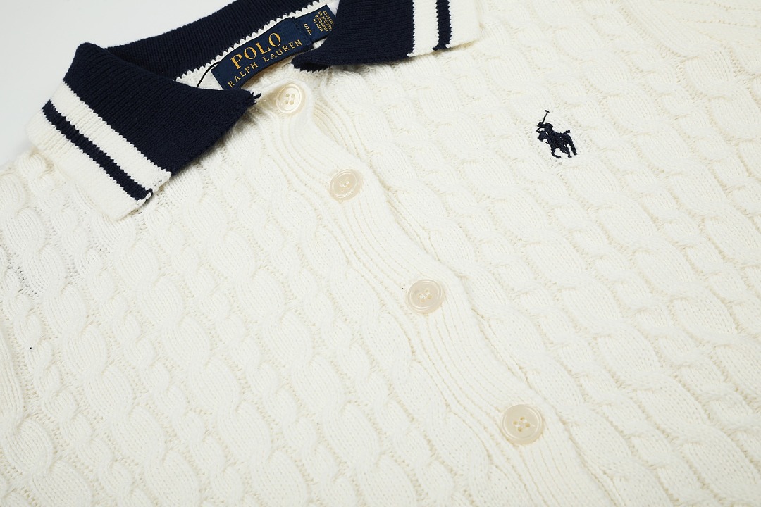 Polo Ralph Lauren Cable-Knit Collared Cardigan · WP86950 — תמונה 16