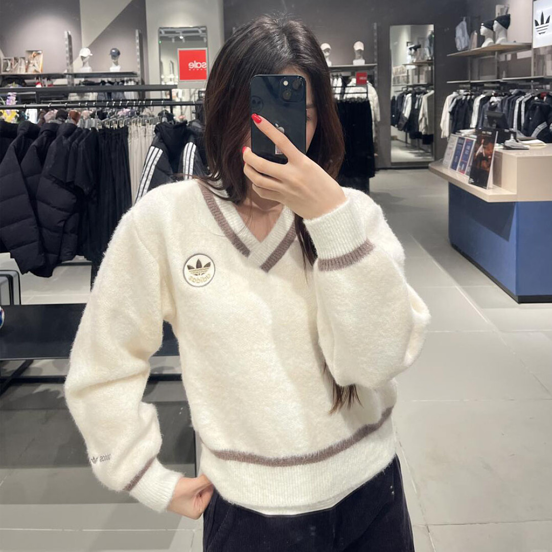 Adidas Houndstooth Sweater · LA2687 — תמונה 15