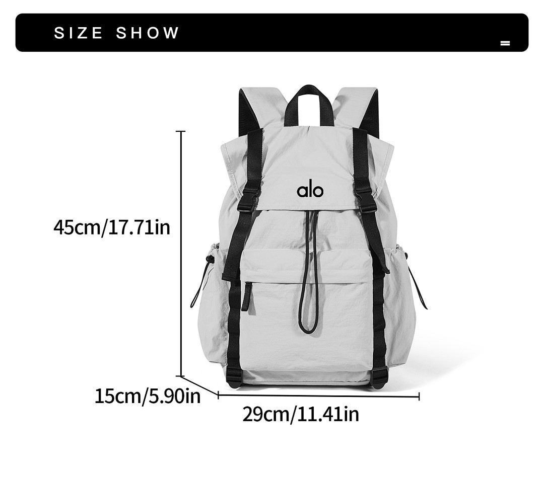 Alo Yoga Sports Outdoor Travel Backpack · EA65030 — תמונה 7