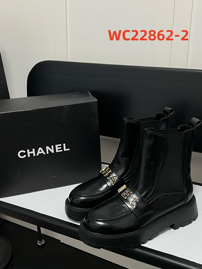 Chanel Cap Toe CC Ankle Boots · WC22862 — תמונה 3