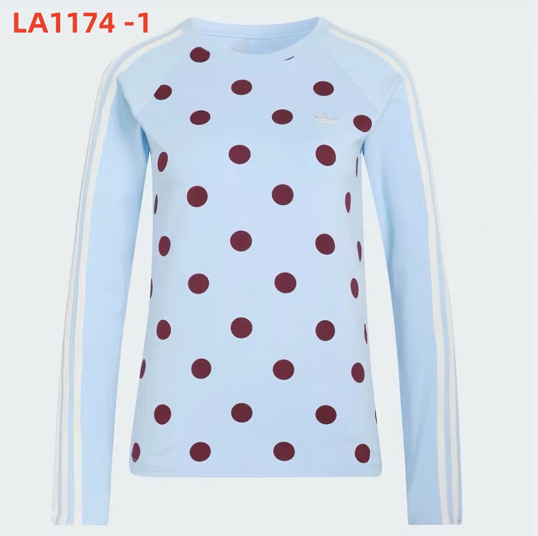 Adidas Polka Dots Slim Long Sleeve · LA1174 — תמונה 2