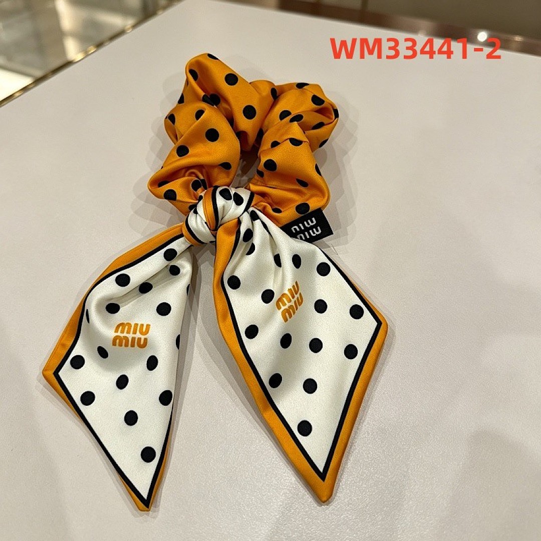 Miu Miu — גומיית שיער וצעיף · WM33441 — תמונה 3