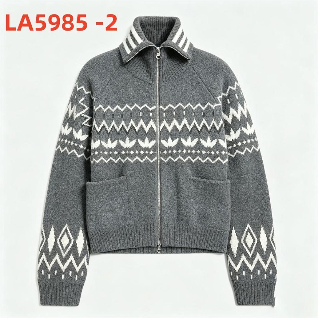 Adidas Originals Fair Isle Cardigan · LA5985 — תמונה 3