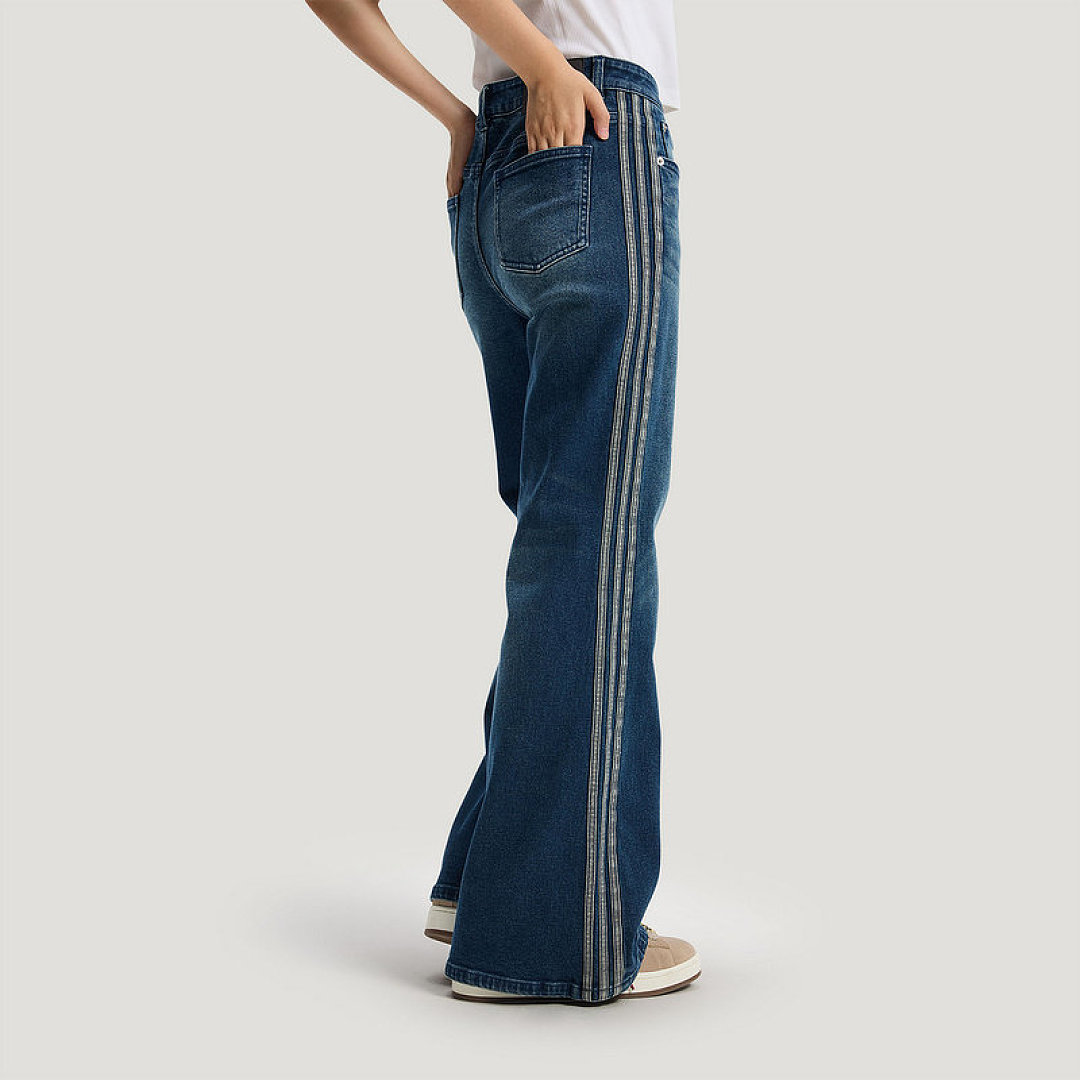 Adidas Adicolor Denim Firebird Pants · LA3173 — תמונה 2
