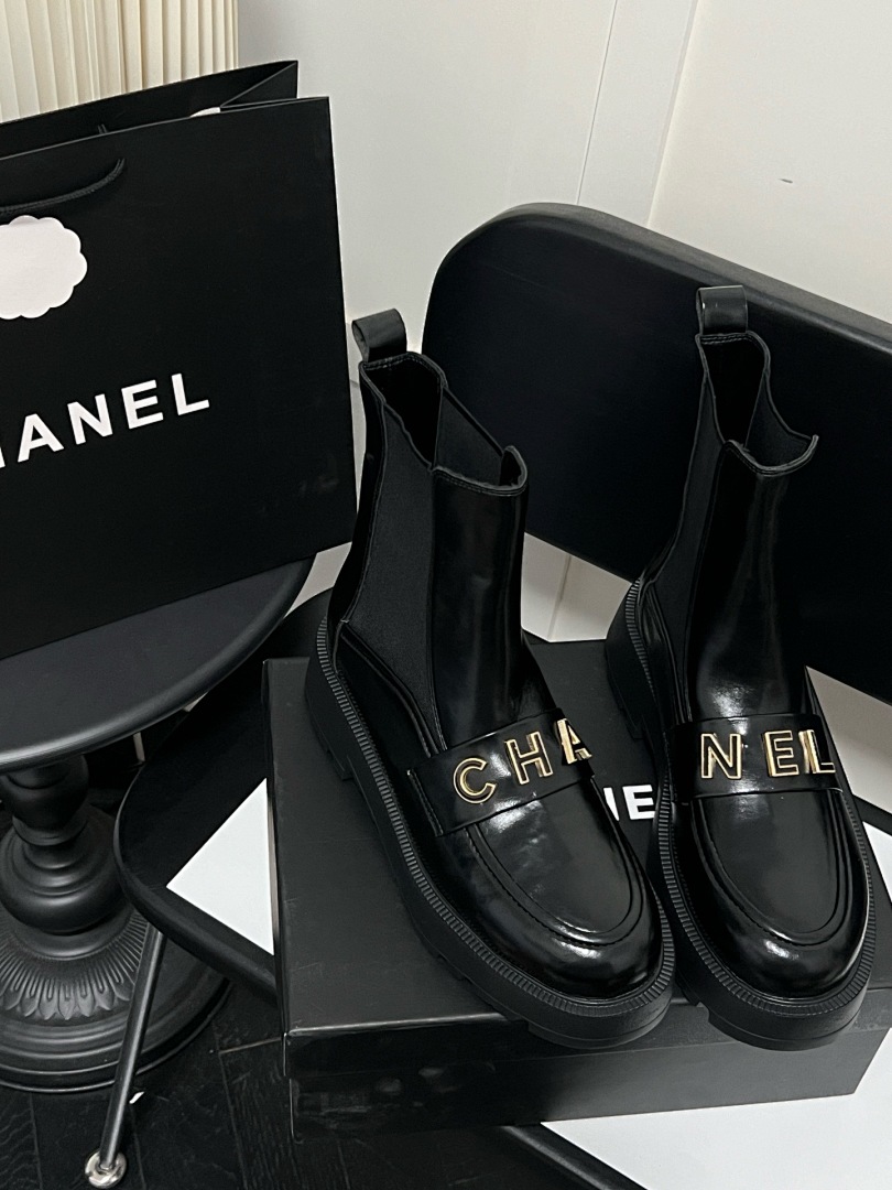 Chanel Cap Toe CC Ankle Boots · WC22862 — תמונה 7