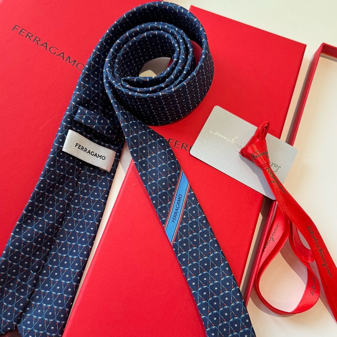 Ferragamo — עניבה · WF38597 — תמונה 11