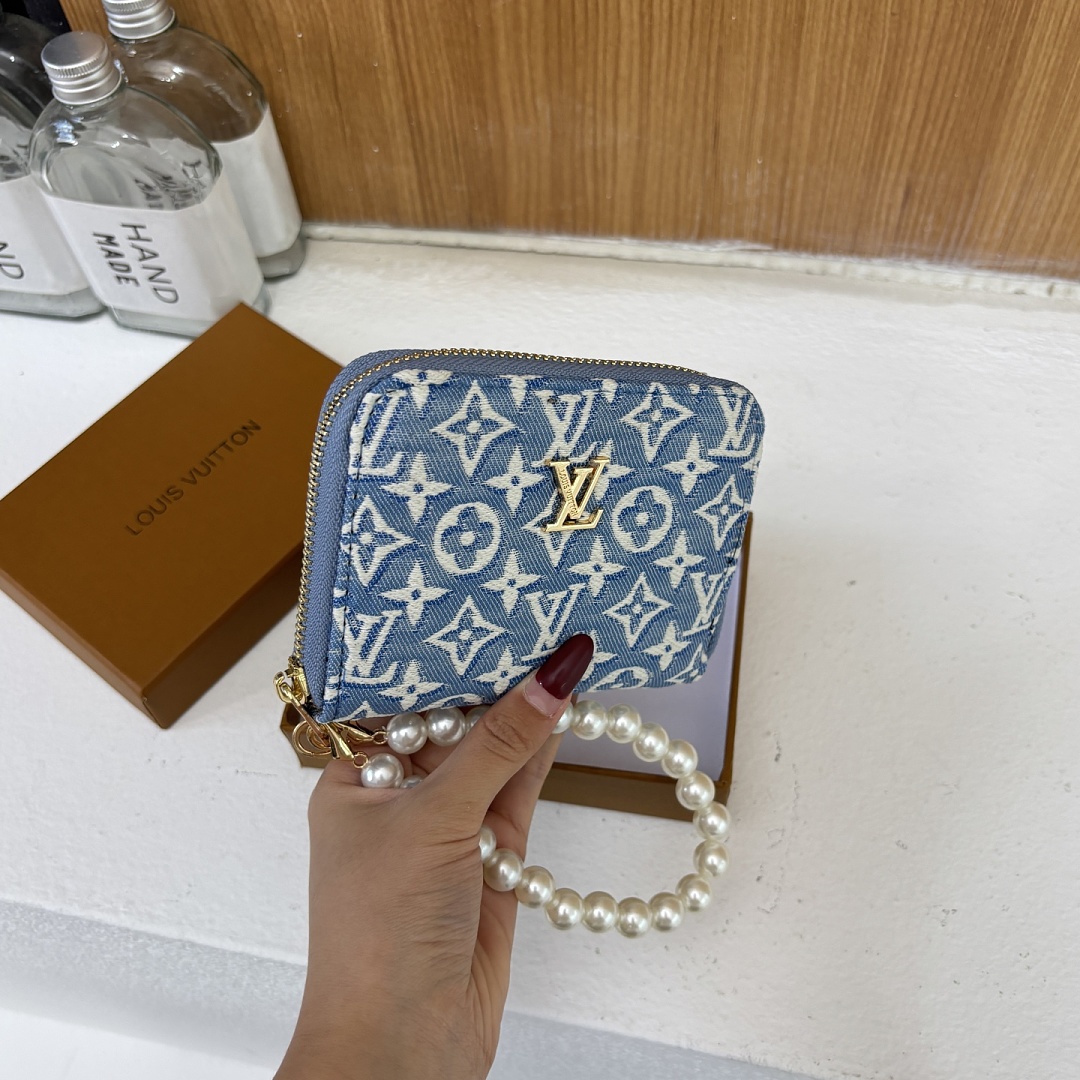 Louis Vuitton Zippy Wallet Monogram Denim · EL52527 — תמונה 14