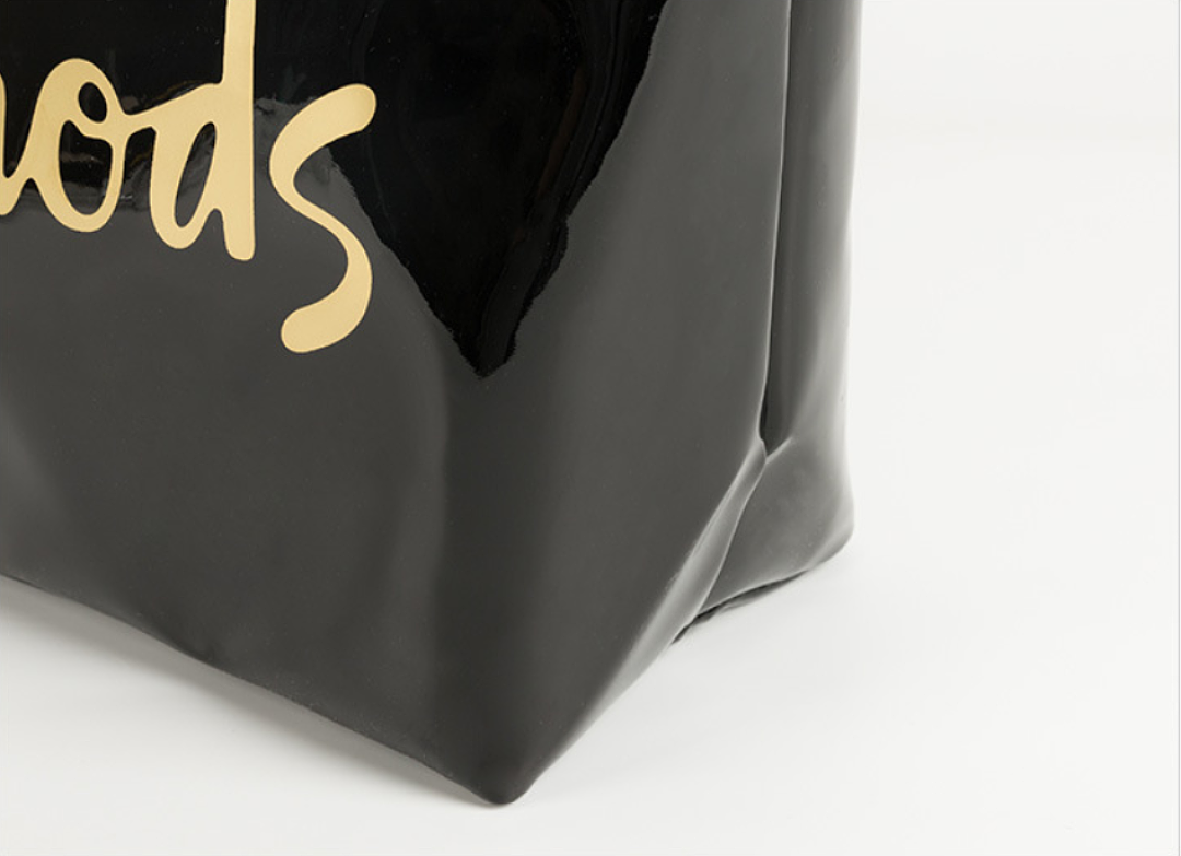 Harrods Navy Medium Cotton Logo Tote · WH48967 — תמונה 7