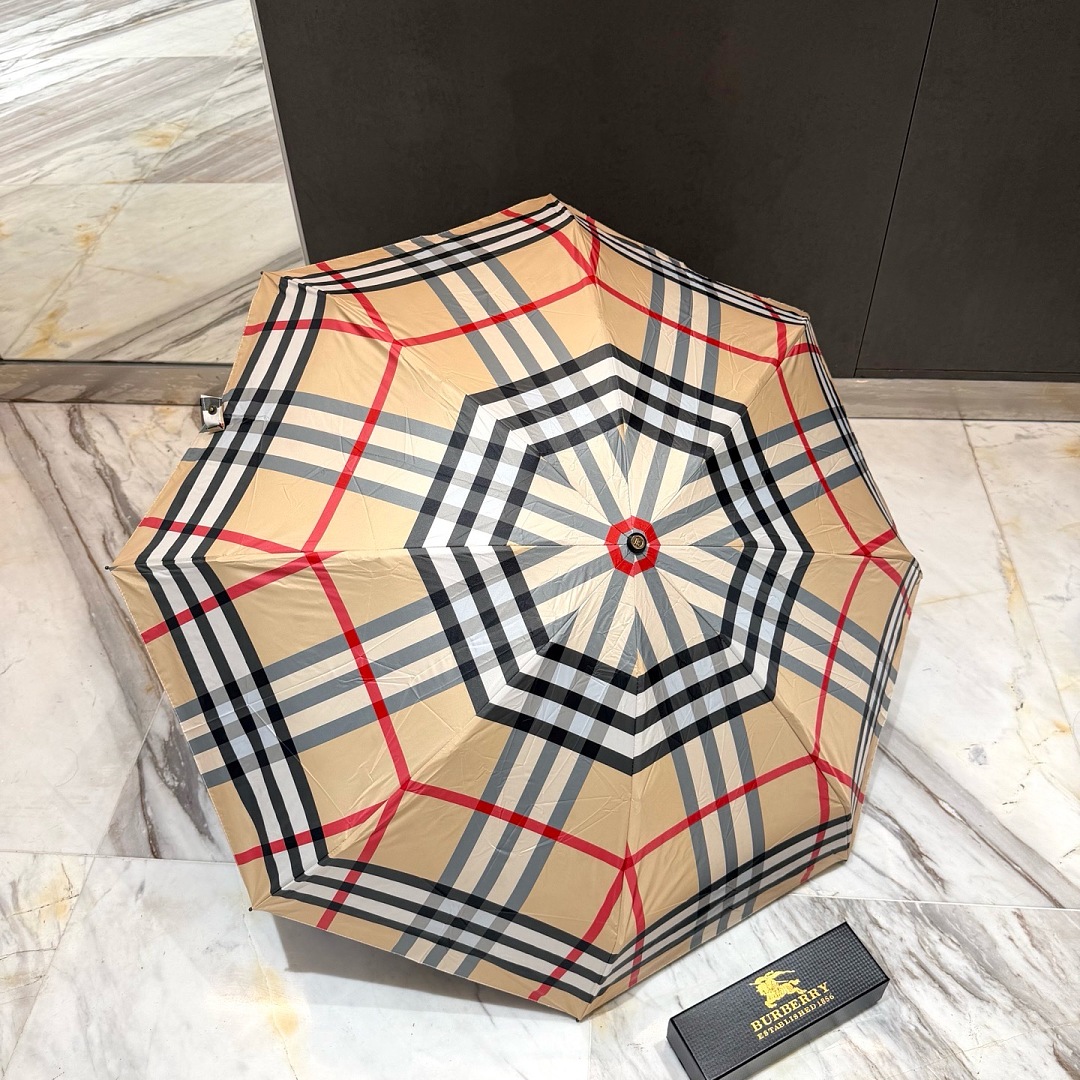 Burberry Check Folding Umbrella · WB22041 — תמונה 16
