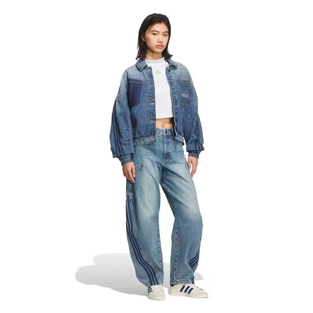Adidas Denim Track Top · LA5042 — תמונה 3