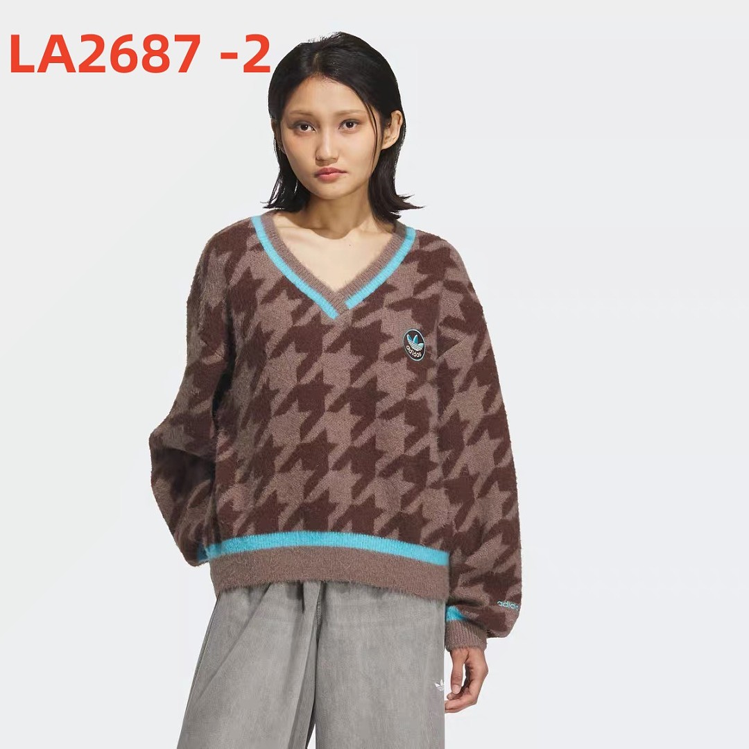 Adidas Houndstooth Sweater · LA2687 — תמונה 2