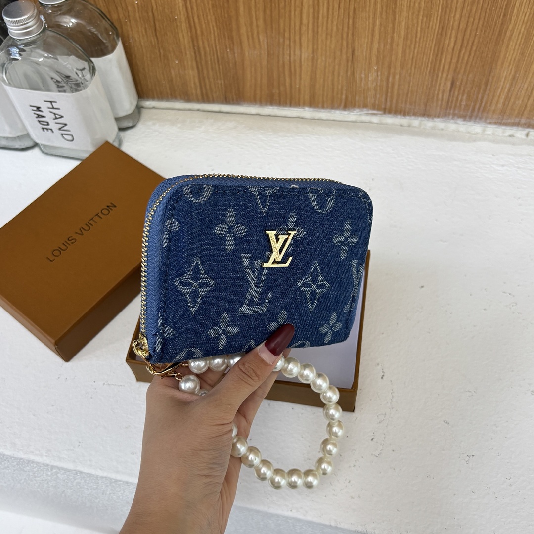 Louis Vuitton Zippy Wallet Monogram Denim · EL52527 — תמונה 15