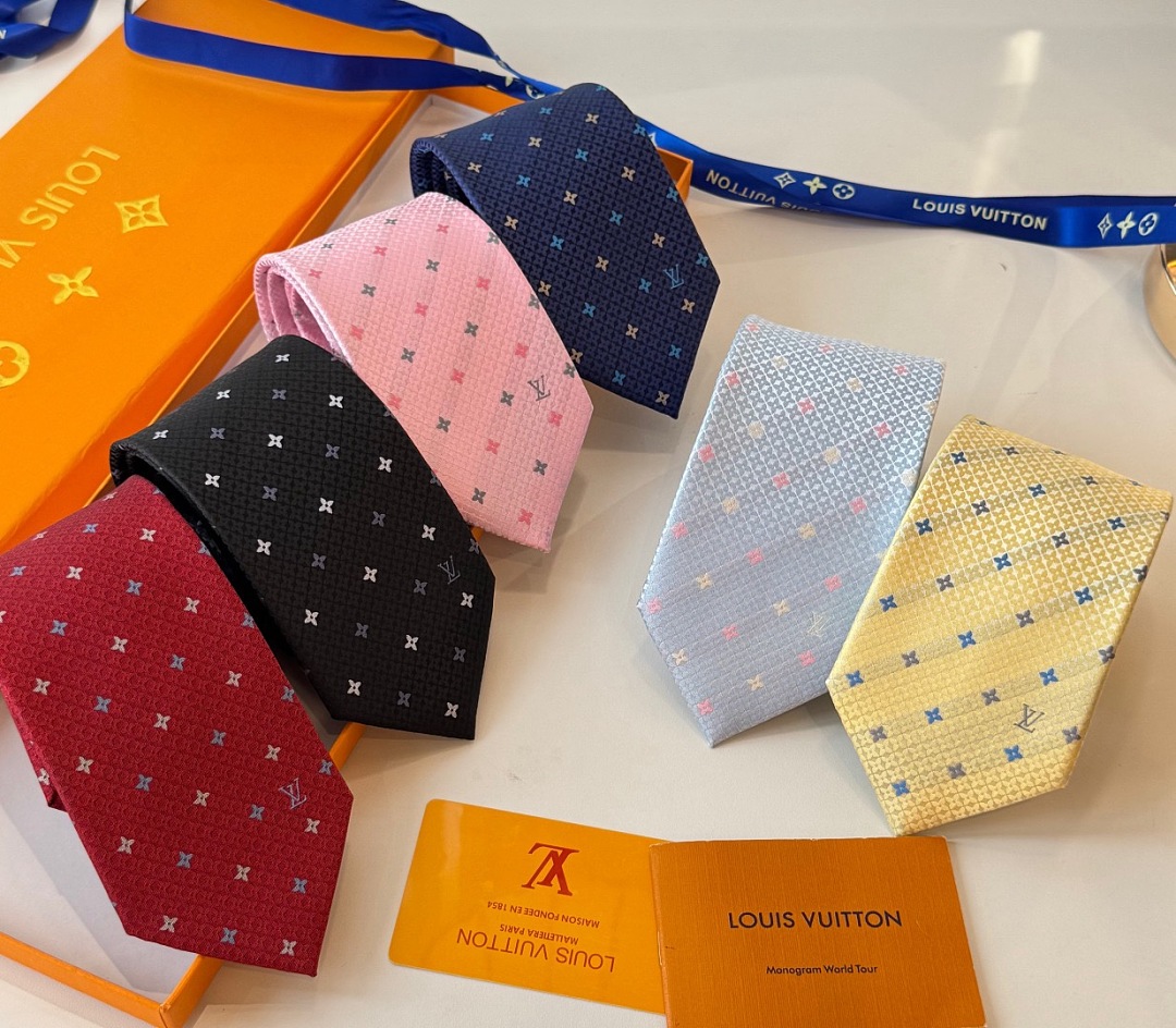 Louis Vuitton Pinstripes Micro Flower Tie · WL78690 — תמונה 24