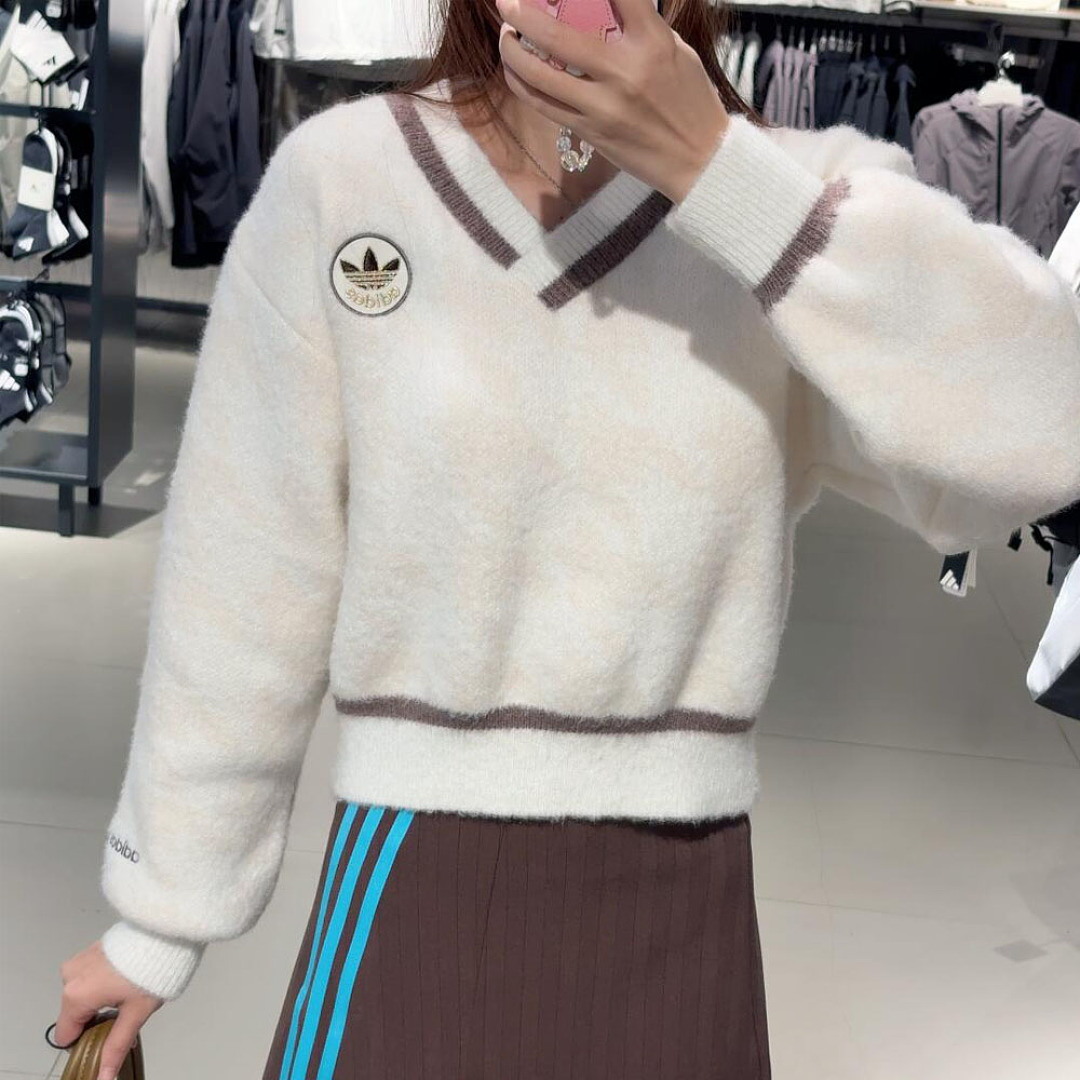 Adidas Houndstooth Sweater · LA2687 — תמונה 12