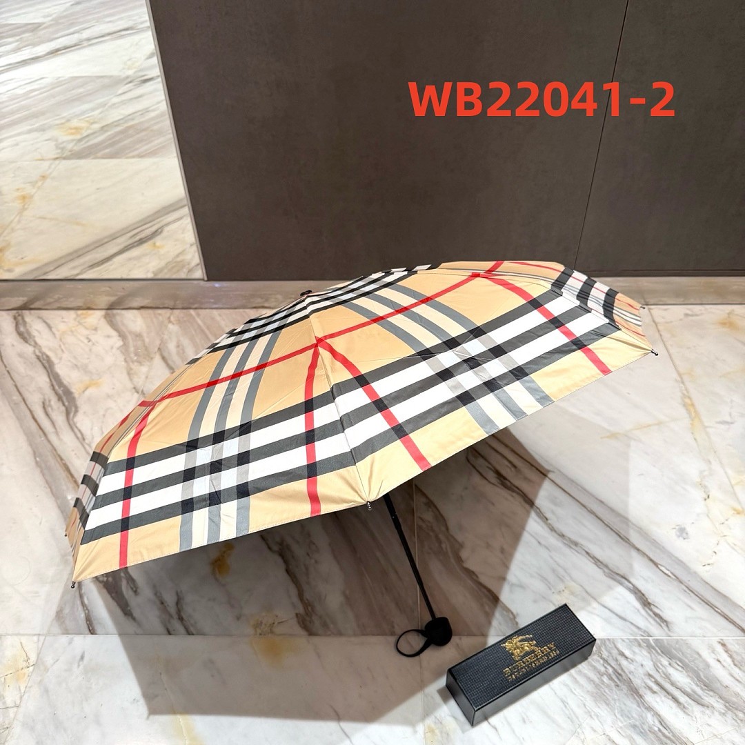 Burberry Check Folding Umbrella · WB22041 — תמונה 2