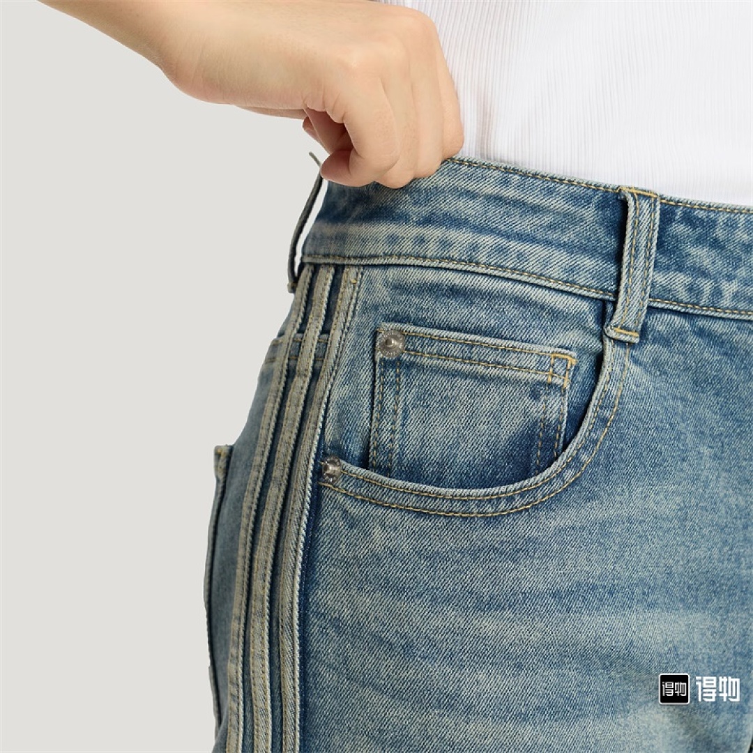Adidas Adicolor Denim Firebird Pants · LA3173 — תמונה 11