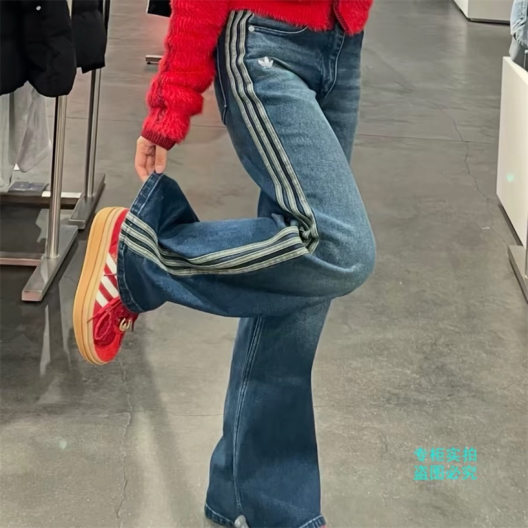 Adidas Adicolor Denim Firebird Pants · LA3173 — תמונה 30